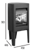 ���� ����� Jotul F 162 WO/Side Glass BP, ��� 3
