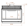   Liseo Castiron LCI 9 GFLR Wall,   ,  2