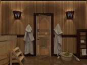 Изображение Дверь для бани и сауны Восточная арка бронза (190х70). Цена 7 990 р Заказы по телефону: 8 (495) 926-26-22.