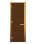 Изображение Дверь для бани и сауны ДС бронза матовая. Цена 6 970 р Заказы по телефону: 8 (495) 926-26-22.