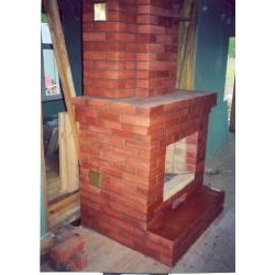 Изображение Камин топка из кирпича. Цена Заказы по телефону: 8 (495) 926-26-22.