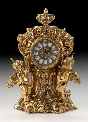 �������� ���� Virtus Table Clock Two Angels With Wings (5581)