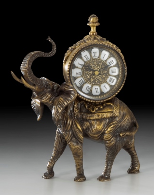 �������� ���� Virtus Table Clock African Elephant ENG (2461C)