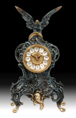   Virtus Table Clock Ribbon Eagle (5064)